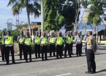 Sebelum Ops Zebra LK, Kasatlantas Polres Rohil Gelar AAP Terhadap Personil