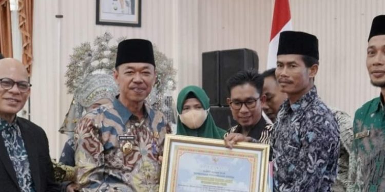 Bupati Rohil Launching Aplikasi Siskeudes, Tingkatkan Tata Kelola Keuangan Desa