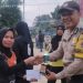 Bhabinkamtibmas Desa Pinang Sebatang Sukses Selenggarakan Turnamen Volly