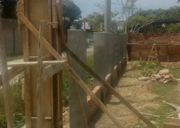Proyek Pembangunan Pagar Puskesmas Langsa Timur Diduga Tanpa Plang