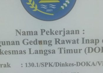 Rekanan Proyek Pembangunan Ruang Rawat Inap Dan Aula Puskesmas Langsa Timur Klarifikasi Pemberitaan