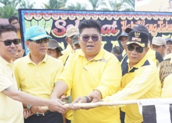 HUT Golkar di Sintong, Afrizal Targetkan 2024 Golkar Miliki 15 Kursi