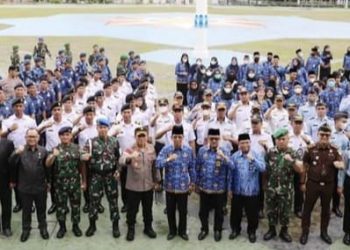 Upacara 17 Hari Bulan 2022, Amsakar: Momentum Tingkatkan Koordinasi Antar Forkopimda