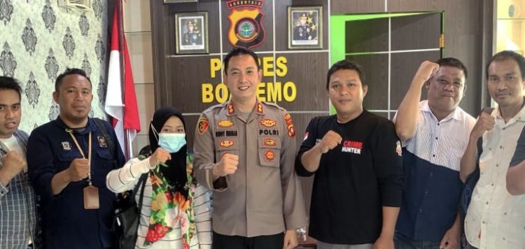 Jalin Silaturahmi, PJS Boalemo Sambangi Ruang Kerja Kapolres