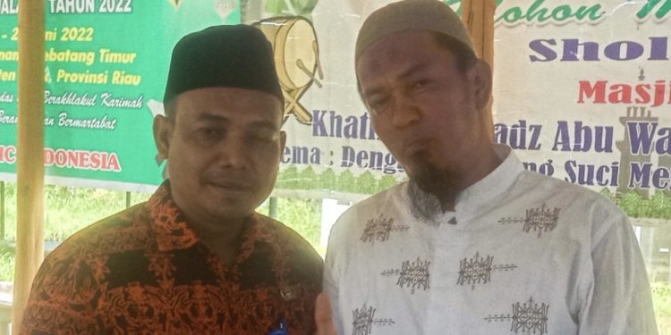 Panglima Besar LBLK Siak H. Asril Ucapkan Selamat Pisah Sambut Pejabat Tualang