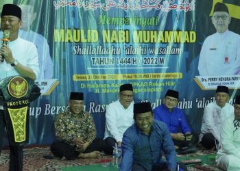Maulid Nabi 1444 H, Bupati Rohil Ajak Masyarakat Jadikan Rasulullah Sebagai Suri Tauladan