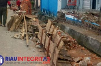 Pembangunan Pagar SMAN 3 Diduga Gunakan Dana Otsus Aceh, Ditemukan Tanpa Papan Informasi