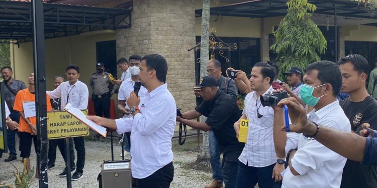 Penyidik Polres Bengkalis Ungkap Provokator Kasus Penganiayaan Saat Rekontruksi