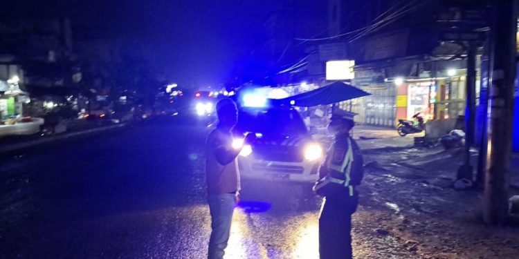 Agar Lalin Lancar, Unit Lantas Polsek Bagan Sinembah Gelar Patroli Blue Right