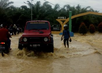 Banjir Rendam Gampong Kecamatan Langsa Lama