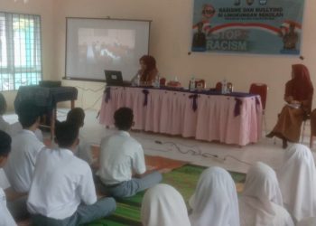 Kegiatan Binluh Rasisme Dan Bullying Di Sekolah, Polsek Tualang Dapat Apresiasi Kepsek SMA N 2 Tualang