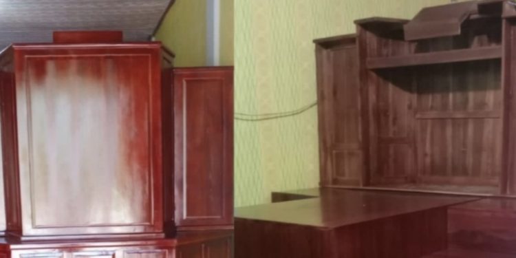 Pembuatan Mimbar Gereja Sisakan Hutang, Pengusaha Merugi
