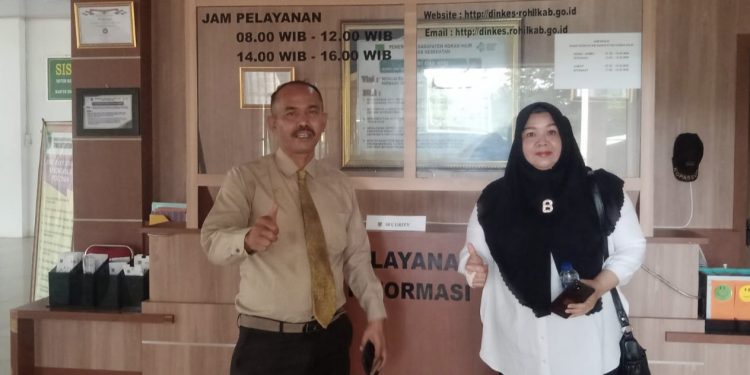 Kunjungan LSM PKRN ke Dinas Kesehatan Rohil Disambut Baik