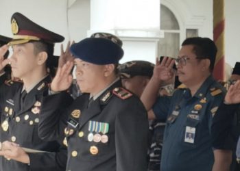 Kapolres Rohil Ikuti Upacara HUT Pahlawan Bersama Forkopimda