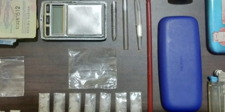 Diduga 2 BD Sabu Diringkus Satnarkoba Polres Rohil