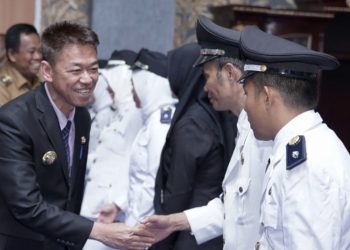 Bupati Rohil Lantik PJs Penghulu, Lurah dan Kepala Puskesmas