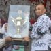 HGN dan Jambore PGRI Riau, Bupati Kasmarni Sumbang Piala Bergilir