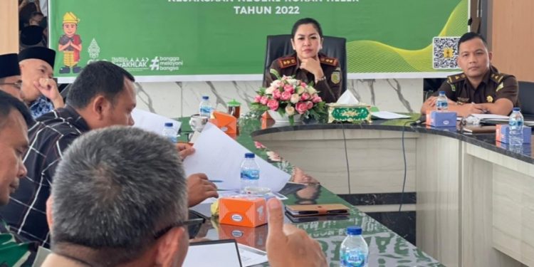 Perkuat Pengawasan, Tim PAKEM Kejari Rohil Gelar Rapat Koordinasi