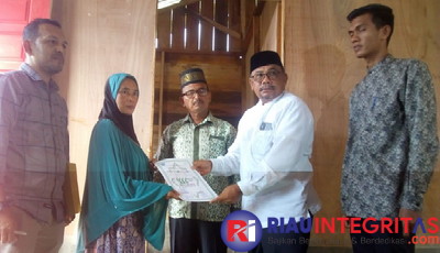 Pj Walikota Langsa Resmikan Rumah Mardiah Bantuan Baitul Mal