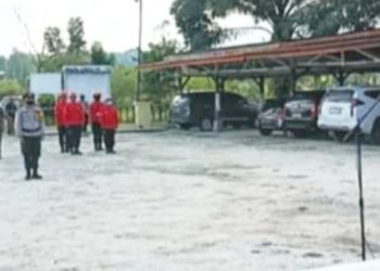 Antisipasi Bencana, Polsek Minas Gelar Apel Siaga