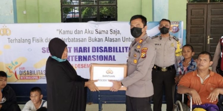 HDI, SLB Fajar Amanah Dapat Bantuan Dari Kapolsek Tualang