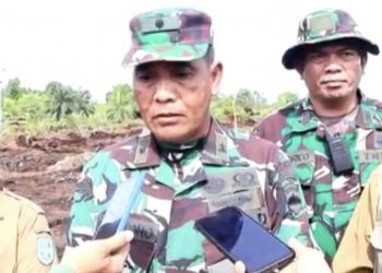 Kodim 0303 Bengkalis Terjunkan Personil Pantau Longsor Dan Banjir