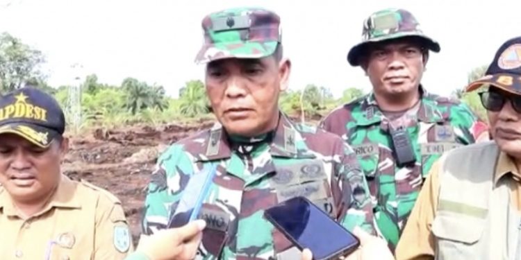Kodim 0303 Bengkalis Terjunkan Personil Pantau Longsor Dan Banjir