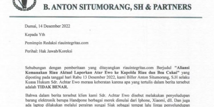 Dituding Lakukan Penyeludupan, PH Atar Ewo: Itu Fitnah, Kami Akan Ambil Langkah Hukum