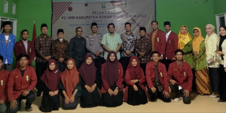 Ketua DPD IMM Lantik Pengurus IMM Rohil
