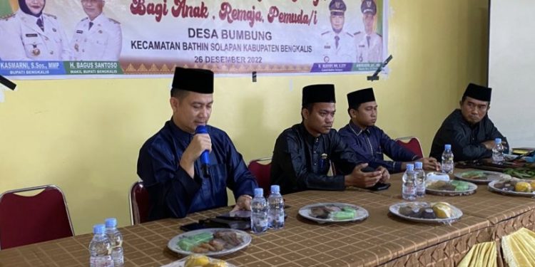 Yung Sanusi Jadi Pemateri Acara Pelatihan Budaya Melayu Bagi Pemuda