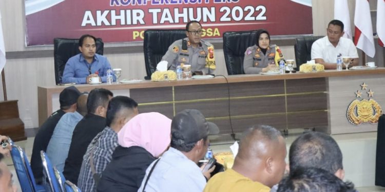 Sepanjang Tahun 2022, Ini Kasus Yang di Tangani Polres Langsa