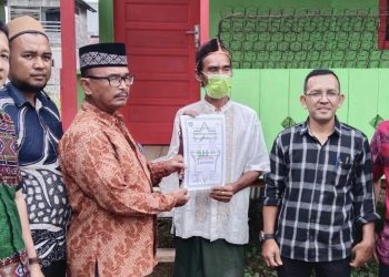 Syarifuddin Dapat Bantuan 1 Unit Rumah Dari Baitul Mal Kota Langsa