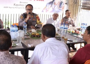 Jumat Curhat, Kapolres Langsa Minta Tokoh Masyarakat Beri Masukan Terkait Guantibmas