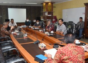 Badan Anggaran DPRD Kabupaten Bengkalis melakukan rapat koordinasi ke DPRD Provinsi Riau