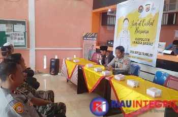Jajaran Polsek Langsa Barat Gelar Jumat Curhat, Warga Beri Apresiasi