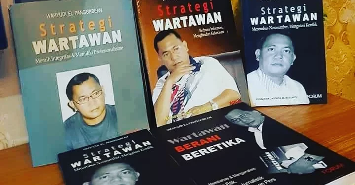 Ket. Poto : Hasil karya tulis Drs. Wahyu El Panggabean, MH sekaligus Direktur Utama Lembaga Pendidikan Wartawan, Pekanbaru Journalist Center.