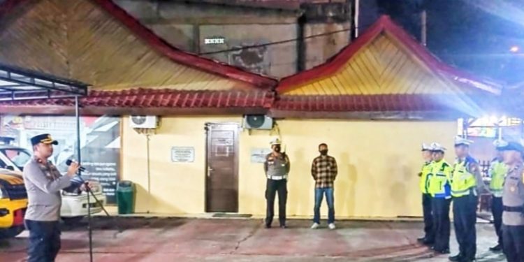 Malam Tahun Baru, 35 Personil Polsek Tualang Antisipasi Dalam Operasi Lilin 2022