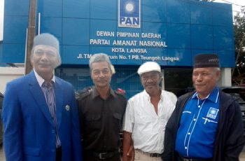 Sekretariat DPD Partai PAN Kota Langsa Diresmikan