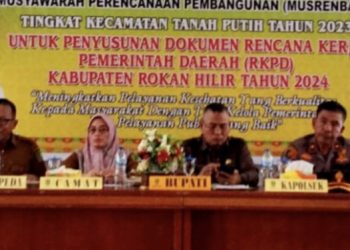 Asisten III Pemkab Rohil Buka Musrenbang di Tanah Putih