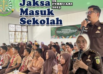 Kejari Rohil Gelar JSM Bekerjasama Dengan SMP N 2 Pujud 