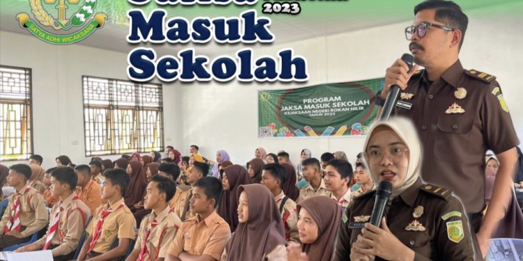 Kejari Rohil Gelar JSM Bekerjasama Dengan SMP N 2 Pujud