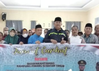 Informasi Hoaks Dan Narkoba, Topik “Jumat Curhat” Polsek Tualang