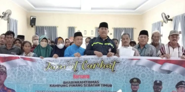 Informasi Hoaks Dan Narkoba, Topik “Jumat Curhat” Polsek Tualang