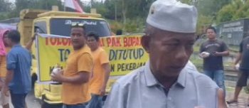 Terkait Tambang, Para Sopir dan Pekerja Gelar Aksi Demontrasi