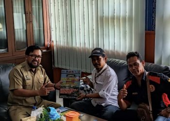 Silaturahmi Ke Kepala Diskominfo Beltim, Ini Pesan Bayu Priyambodo Kepada Pengurus PJS Belitung Timur