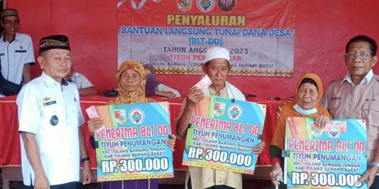 Desa Penumangan Salurkan BLT-DD Kepada 28 KPM