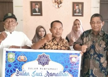 Bentuk PAM Swakarsa Bersama Bhabinkamtibmas, Desa Pinang Sebatang Timur Gelar Patroli Di Ramadhan 2023