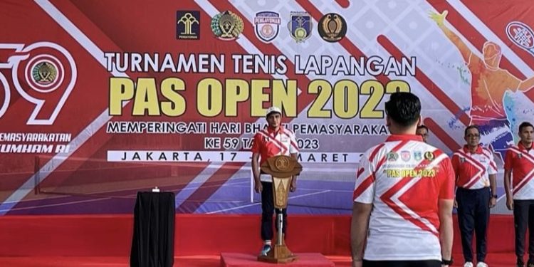 Open 2023, Kalapas Bengkalis Berpartisipasi Diturnamen Tenis