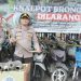 Polsek Tualang Amankan Puluhan Knalpot Brong Jelang Ramadhan