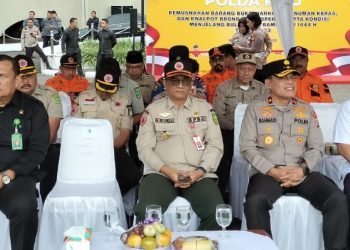 Kalaksa Sufandi Himbau Warga Tidak Bakar Lahan, Saat Hadiri Apel Akbar Karhutla